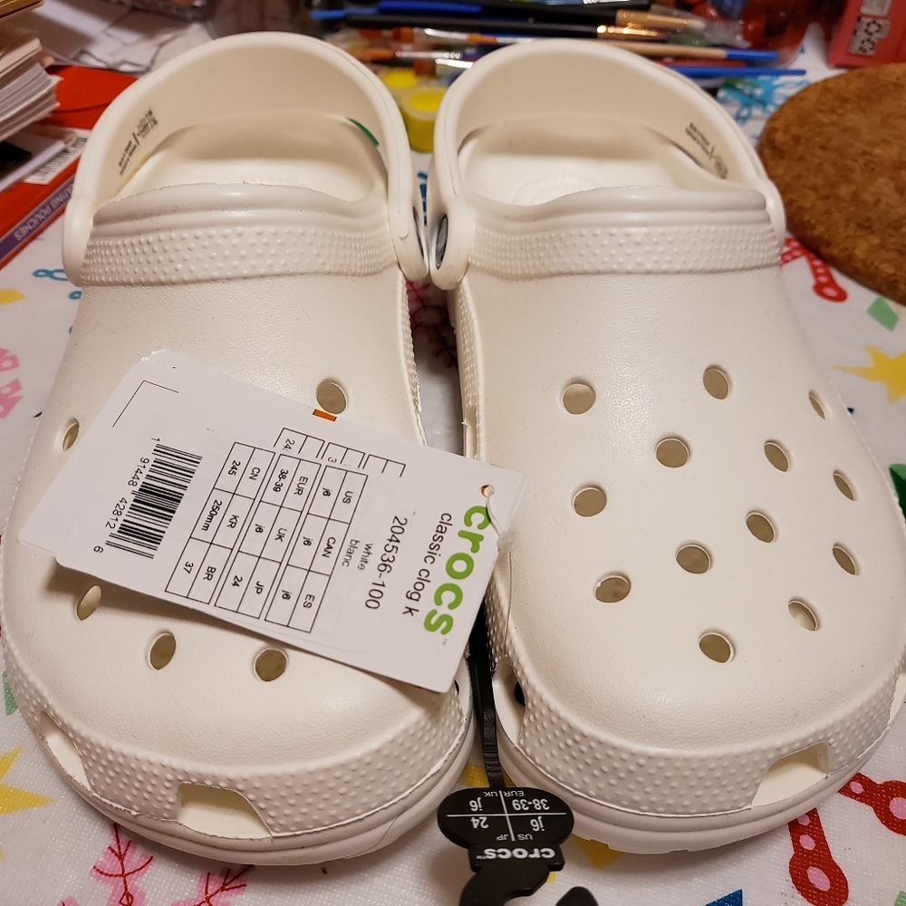 white crocs